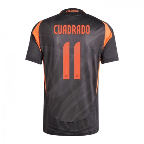 Colombia Juan Cuadrado 11 Fotbollströjor Borta 2024 Colombia Juan Cuadrado 11 Fotbollströjor Borta 2024